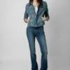 Zadig & Voltaire Kioky Denim Jacket Blue