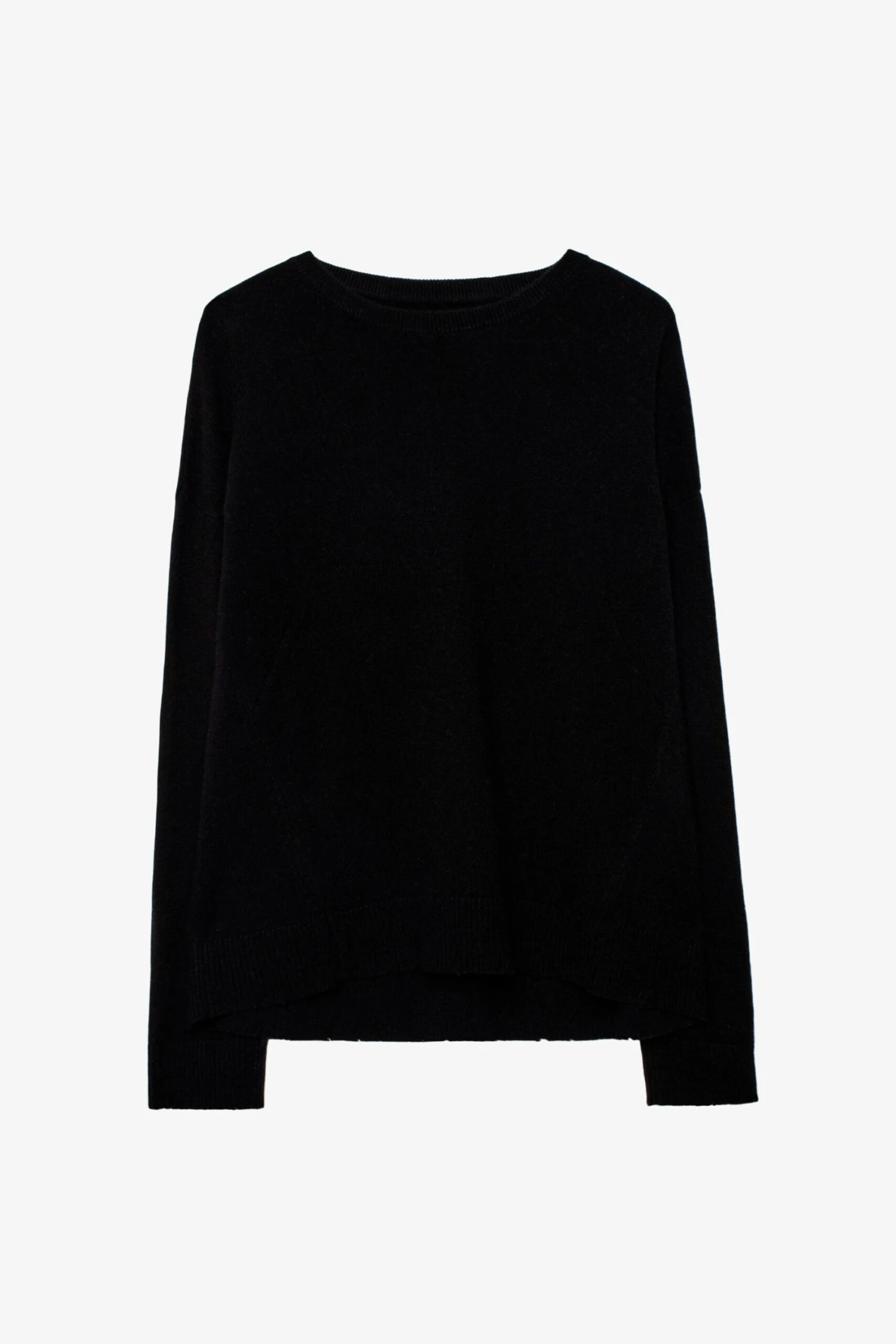 Zadig & Voltaire Cici Patch Cashmere Sweater Black 5 Zadig & Voltaire Cici Patch Cashmere Sweater Black - Image 5
