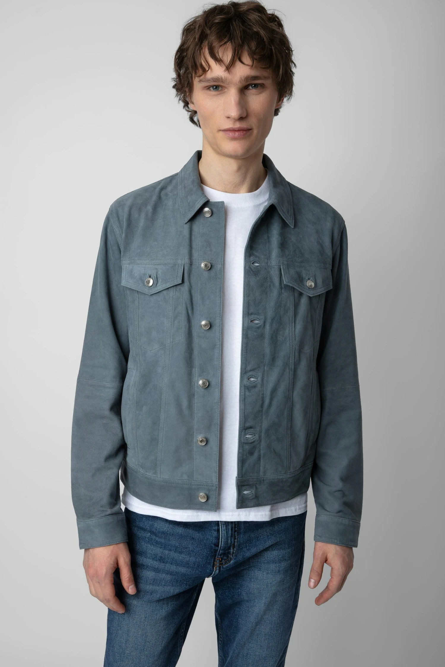 Zadig & Voltaire Base Suede Jacket Uniform 2 Zadig & Voltaire Base Suede Jacket Uniform - Image 2