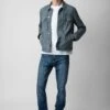 Zadig & Voltaire Base Suede Jacket Uniform