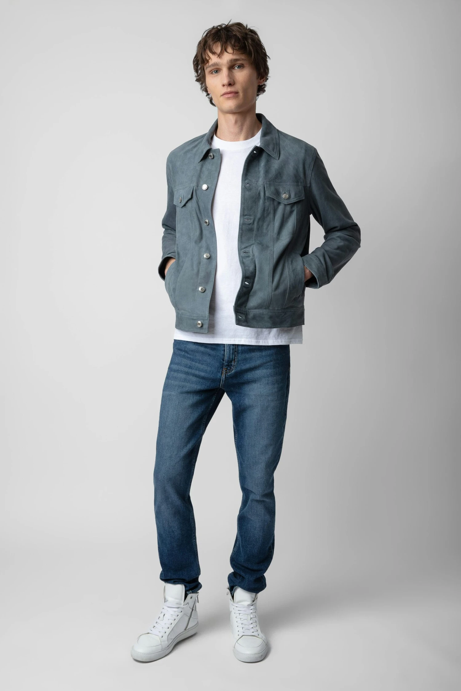 Zadig & Voltaire Base Suede Jacket Uniform 1 Zadig & Voltaire Base Suede Jacket Uniform