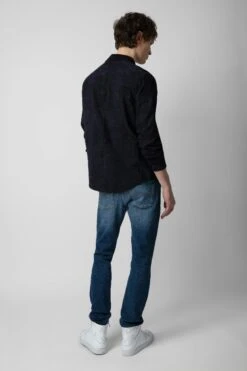 Zadig & Voltaire Serge Suede Shirt Encre 10 Zadig & Voltaire Serge Suede Shirt Encre -Zadig & Voltaire Shop rmsh00011 encre 5