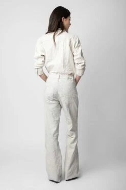 Zadig & Voltaire Pistol Crinkled Leather Pants Judo -Zadig & Voltaire Shop rwpa00062 judo 4