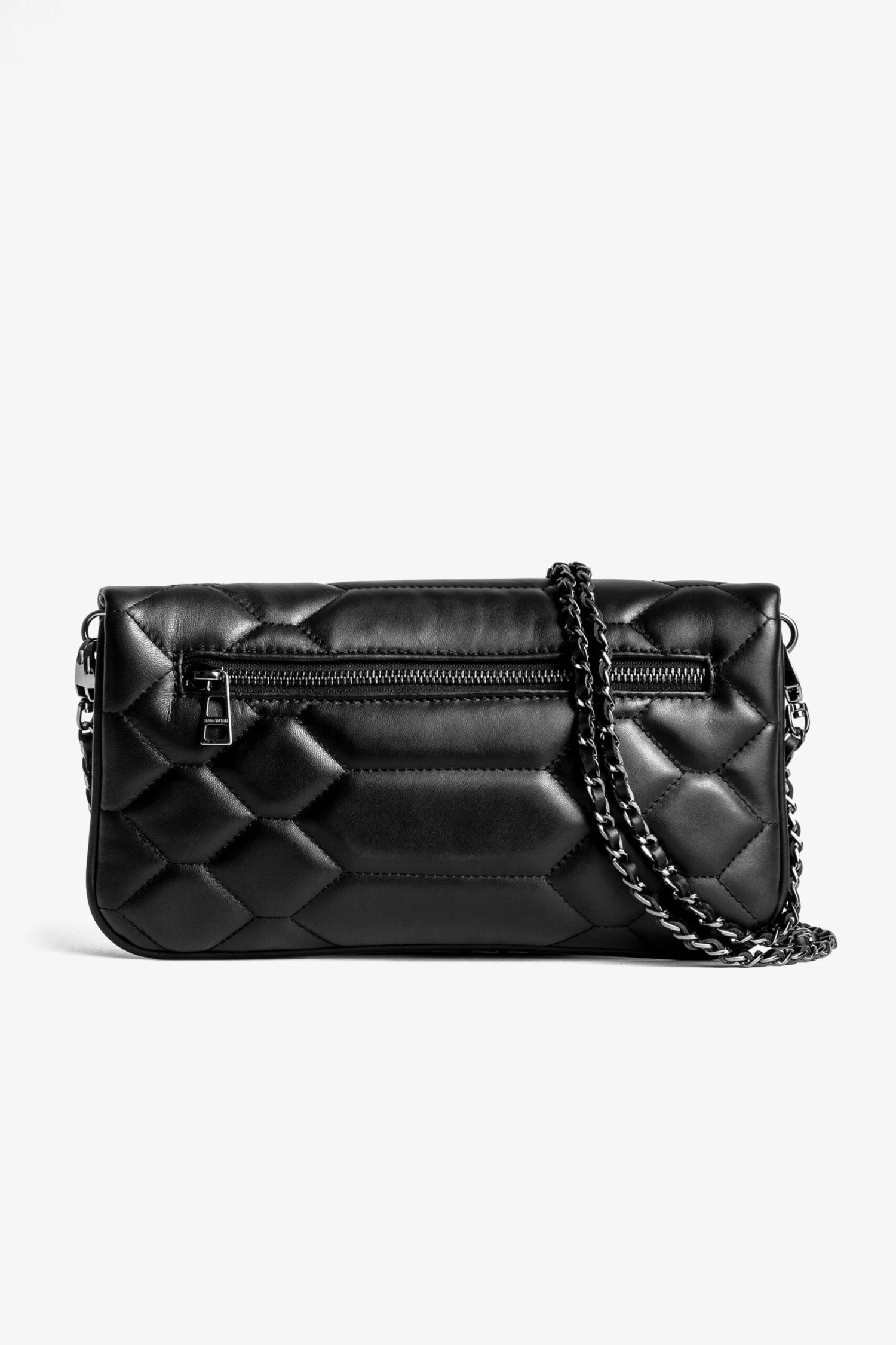 Zadig & Voltaire Rock Mat XL Scale Clutch Black 3 Zadig & Voltaire Rock Mat XL Scale Clutch Black - Image 3