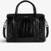 Zadig & Voltaire Sunny Medium #2 Vintage Patent Bag Black