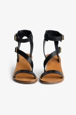 Zadig & Voltaire Cecilia Caprese Sandals Black -Zadig & Voltaire Shop swct00773 noir 3 1