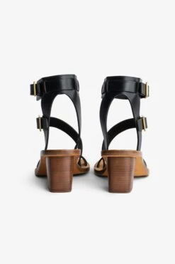 Zadig & Voltaire Cecilia Caprese Sandals Black -Zadig & Voltaire Shop swct00773 noir 4 1