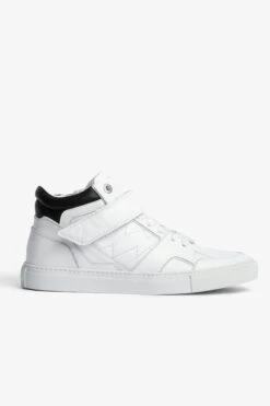 Zadig & Voltaire ZV1747 Mid Flash Sneakers White