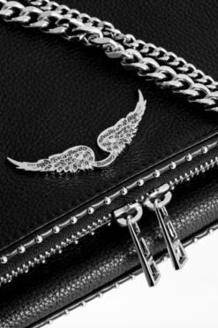 Zadig & Voltaire Rock Studs Clutch Black -Zadig & Voltaire Shop whap2018f noir 7