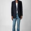 Zadig & Voltaire Viva Arrow Strass Blazer Ink