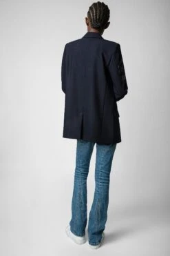 Zadig & Voltaire Viva Arrow Strass Blazer Ink -Zadig & Voltaire Shop wkca0201f encre 5