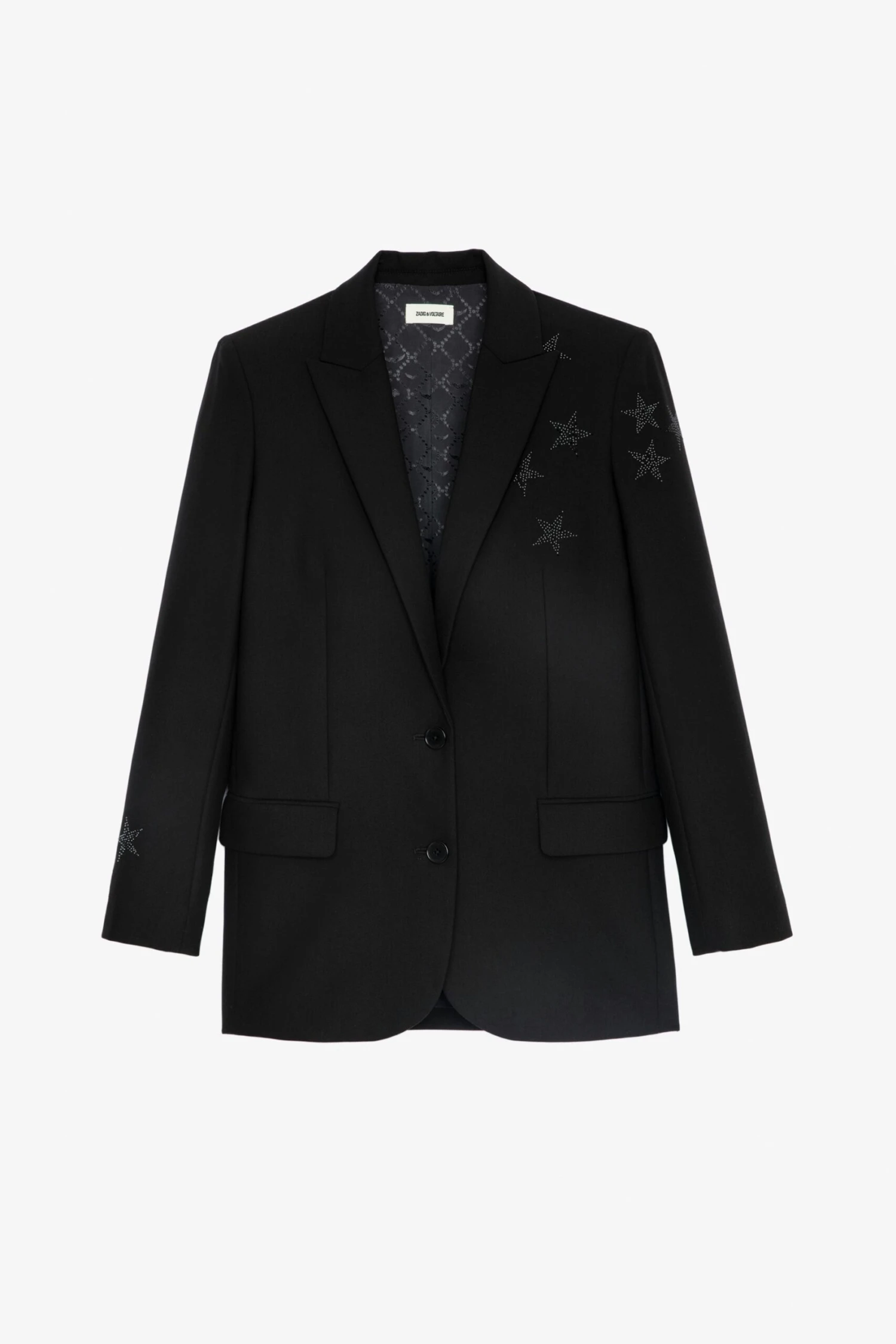 Zadig & Voltaire Viva Strass Star Blazer Black 6 Zadig & Voltaire Viva Strass Star Blazer Black - Image 6