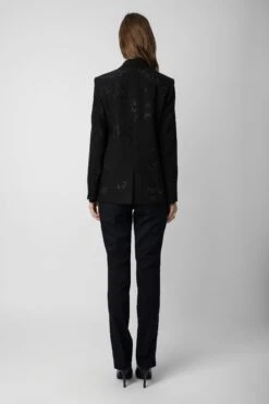 Zadig & Voltaire Vanille Diamanté Blazer Black -Zadig & Voltaire Shop wwbl00818 noir 5