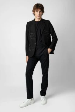 Zadig & Voltaire Vanille Diamanté Blazer Black -Zadig & Voltaire Shop wwbl00818 noir 8