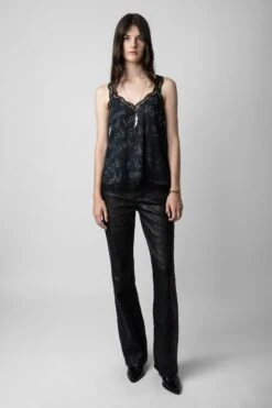 Zadig & Voltaire Chou Crepe Camisole Black