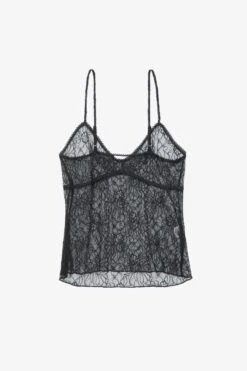 Zadig & Voltaire Lyzig Camisole Black 9 Zadig & Voltaire Lyzig Camisole Black -Zadig & Voltaire Shop wwcr00217 noir