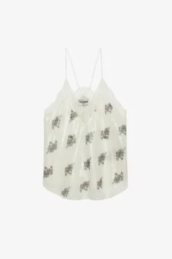 Zadig & Voltaire Christy Camisole Mastic -Zadig & Voltaire Shop wwcr00241 mastic copie