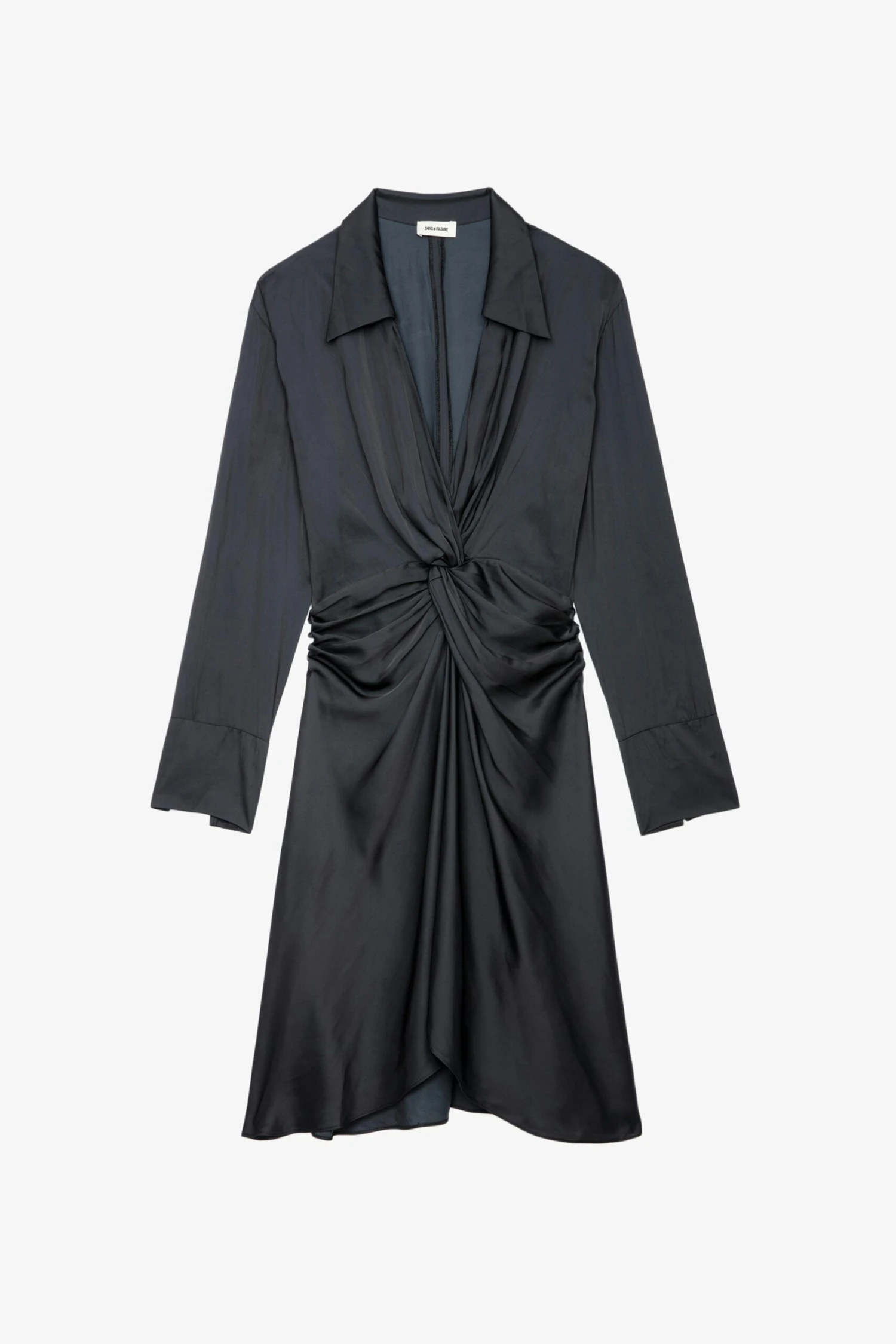 Zadig & Voltaire Rozo Satin Dress Black 6 Zadig & Voltaire Rozo Satin Dress Black - Image 6