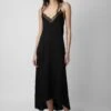 Zadig & Voltaire Risty Jac ZV Silk Dress Black