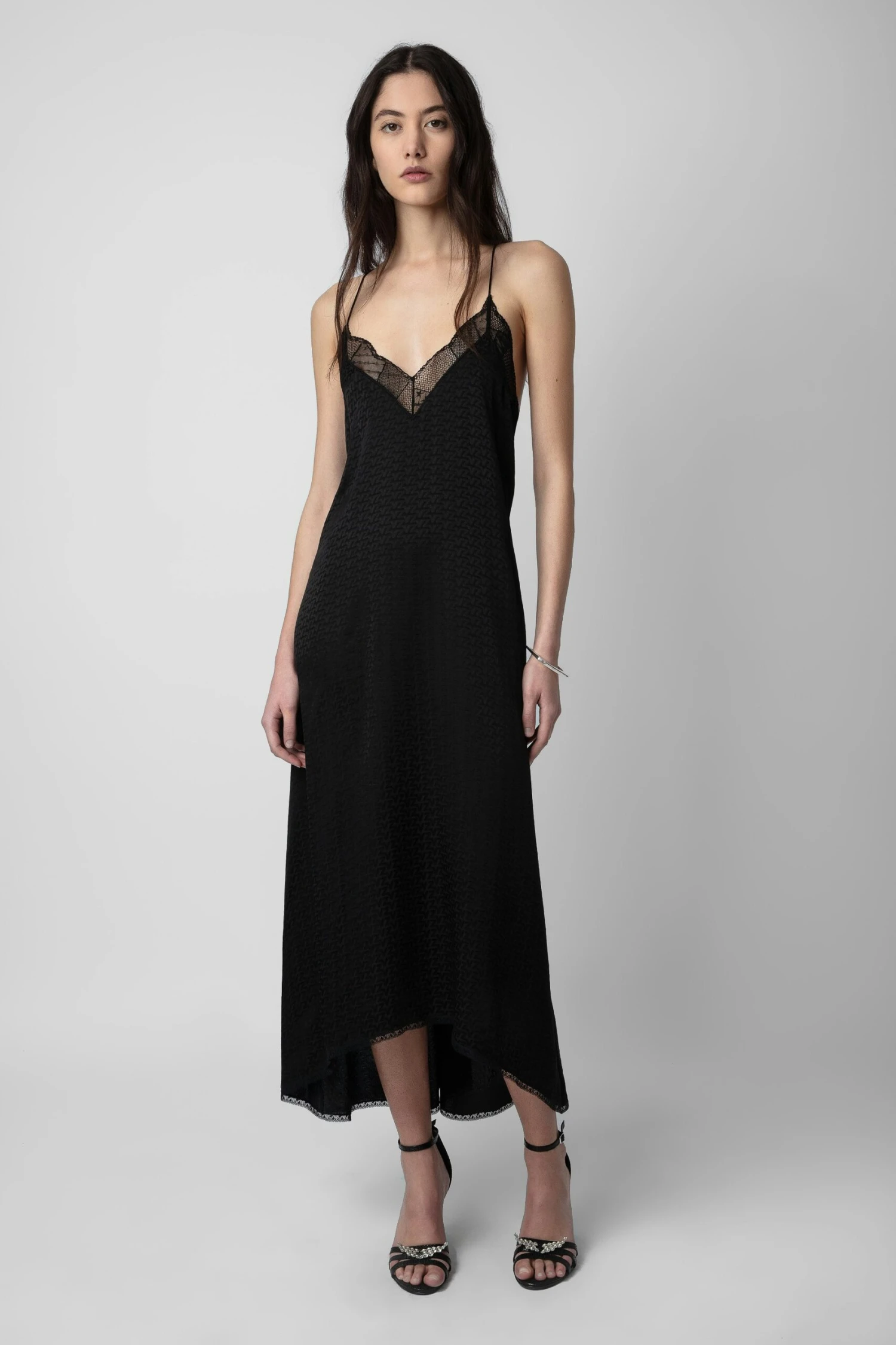 Zadig & Voltaire Risty Jac ZV Silk Dress Black 1 Zadig & Voltaire Risty Jac ZV Silk Dress Black