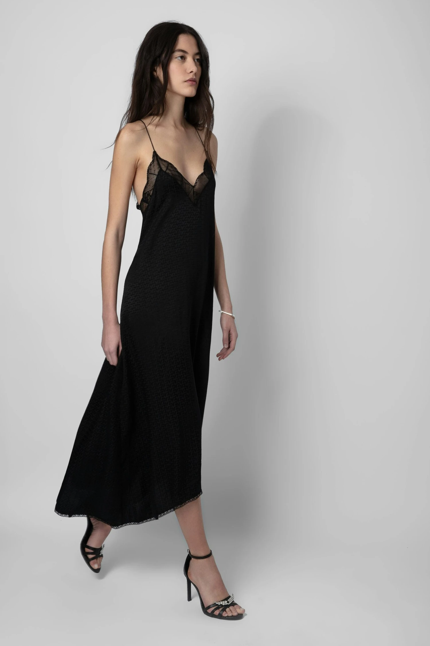 Zadig & Voltaire Risty Jac ZV Silk Dress Black 2 Zadig & Voltaire Risty Jac ZV Silk Dress Black - Image 2