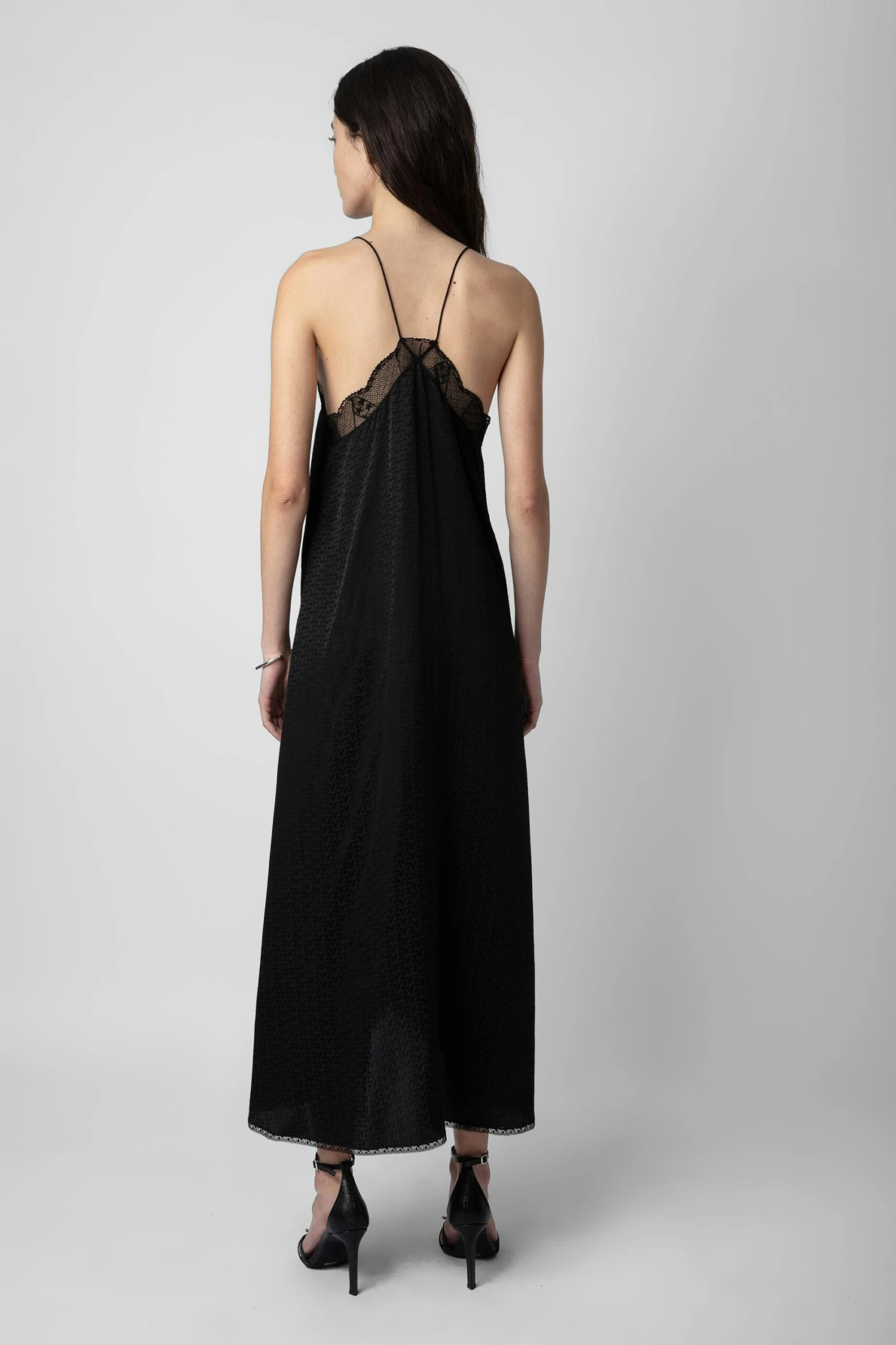 Zadig & Voltaire Risty Jac ZV Silk Dress Black 4 Zadig & Voltaire Risty Jac ZV Silk Dress Black - Image 4