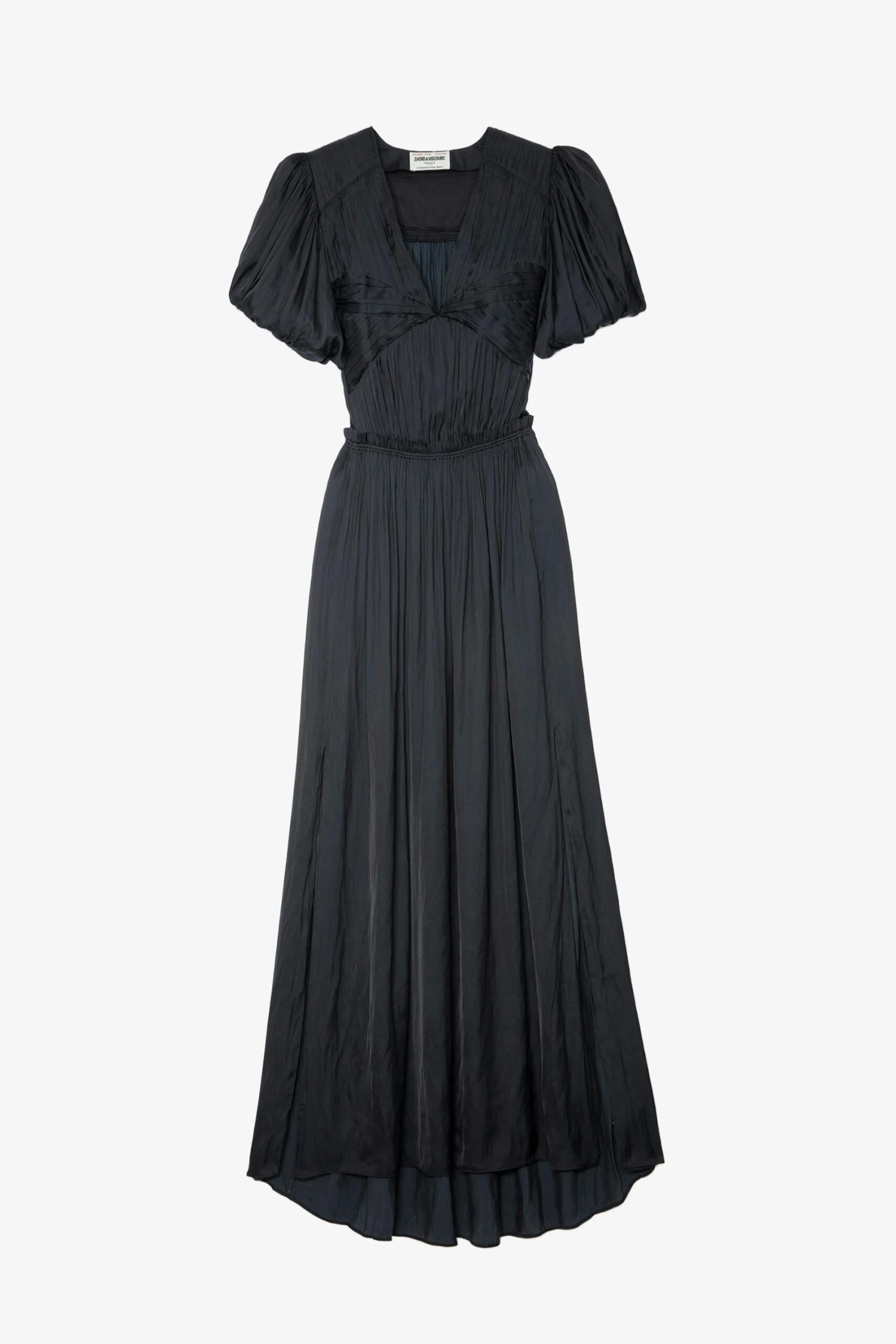 Zadig & Voltaire Reina Satin Dress Black 5 Zadig & Voltaire Reina Satin Dress Black - Image 5