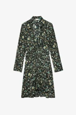 Zadig & Voltaire Rozo Silk Dress Black 9 Zadig & Voltaire Rozo Silk Dress Black -Zadig & Voltaire Shop wwdr01264 noir 1