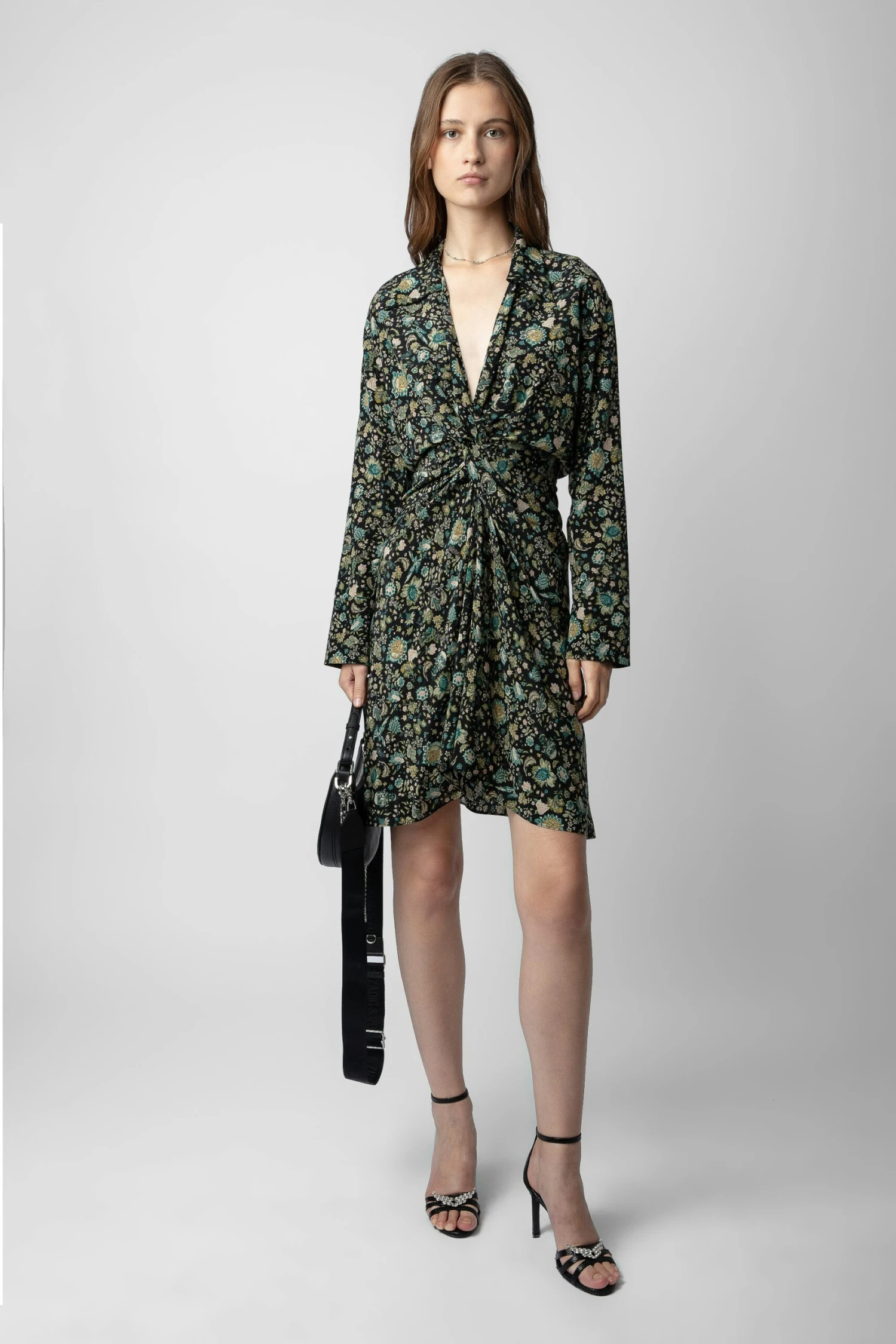 Zadig & Voltaire Rozo Silk Dress Black 2 Zadig & Voltaire Rozo Silk Dress Black - Image 2