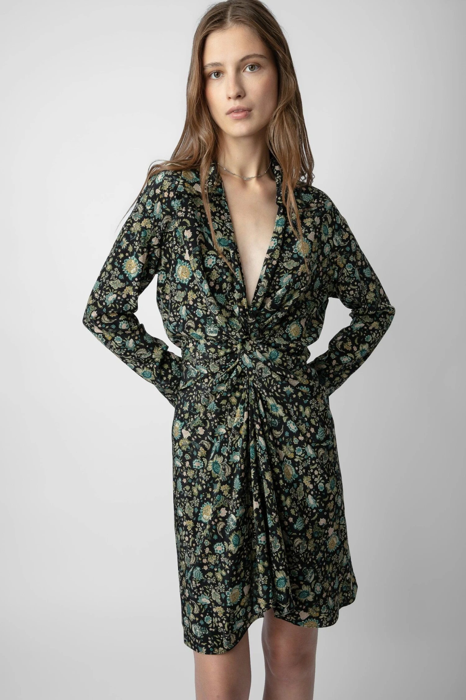 Zadig & Voltaire Rozo Silk Dress Black 1 Zadig & Voltaire Rozo Silk Dress Black