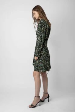 Zadig & Voltaire Rozo Silk Dress Black 7 Zadig & Voltaire Rozo Silk Dress Black -Zadig & Voltaire Shop wwdr01264 noir 4