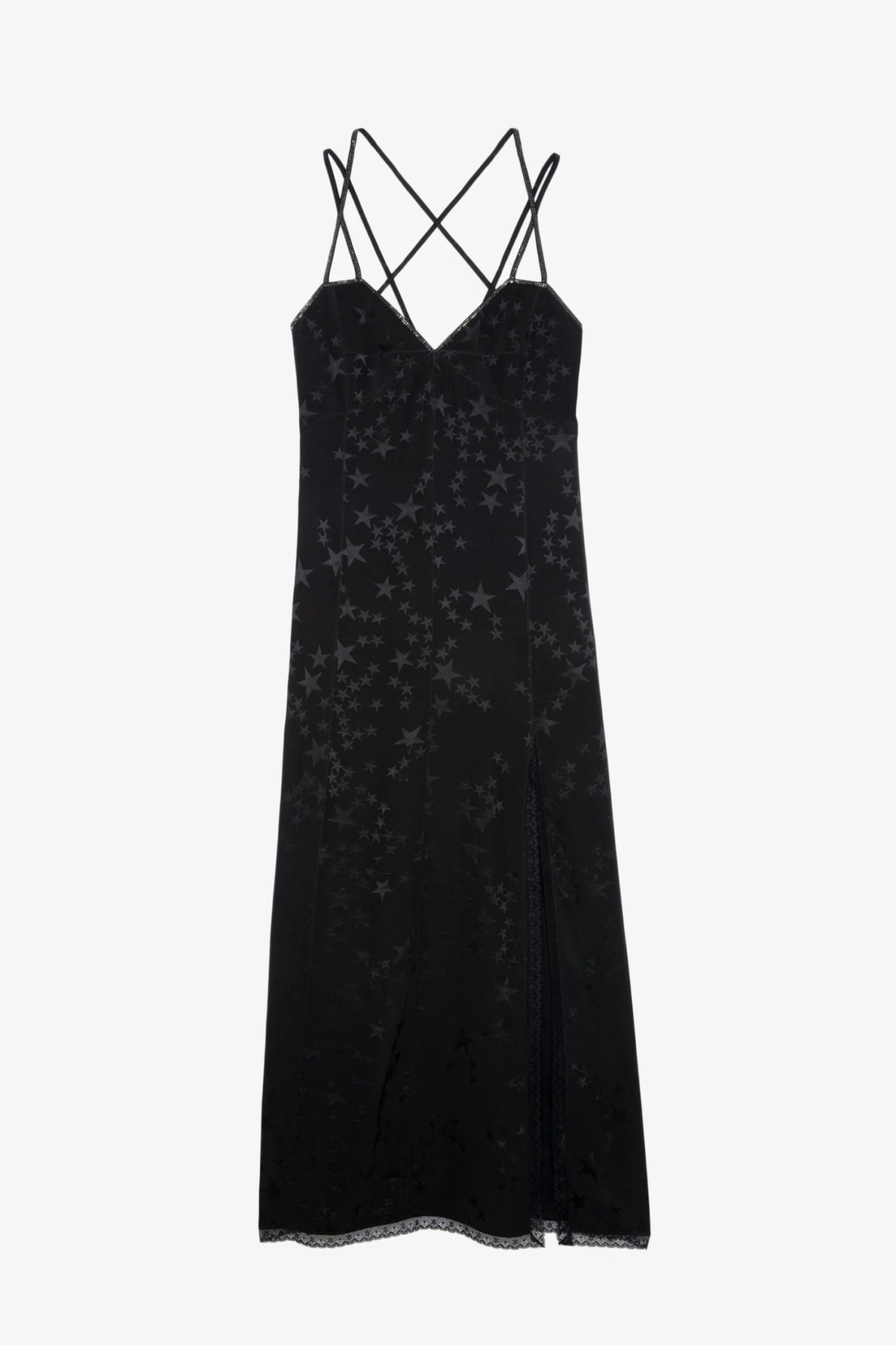 Zadig & Voltaire Rohal Silk Jacquard Dress Black 5 Zadig & Voltaire Rohal Silk Jacquard Dress Black - Image 5