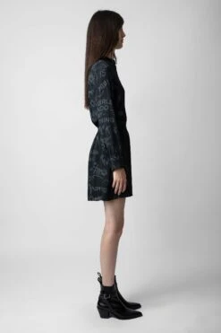 Zadig & Voltaire Refla Dress Black -Zadig & Voltaire Shop wwdr01280 noir 4