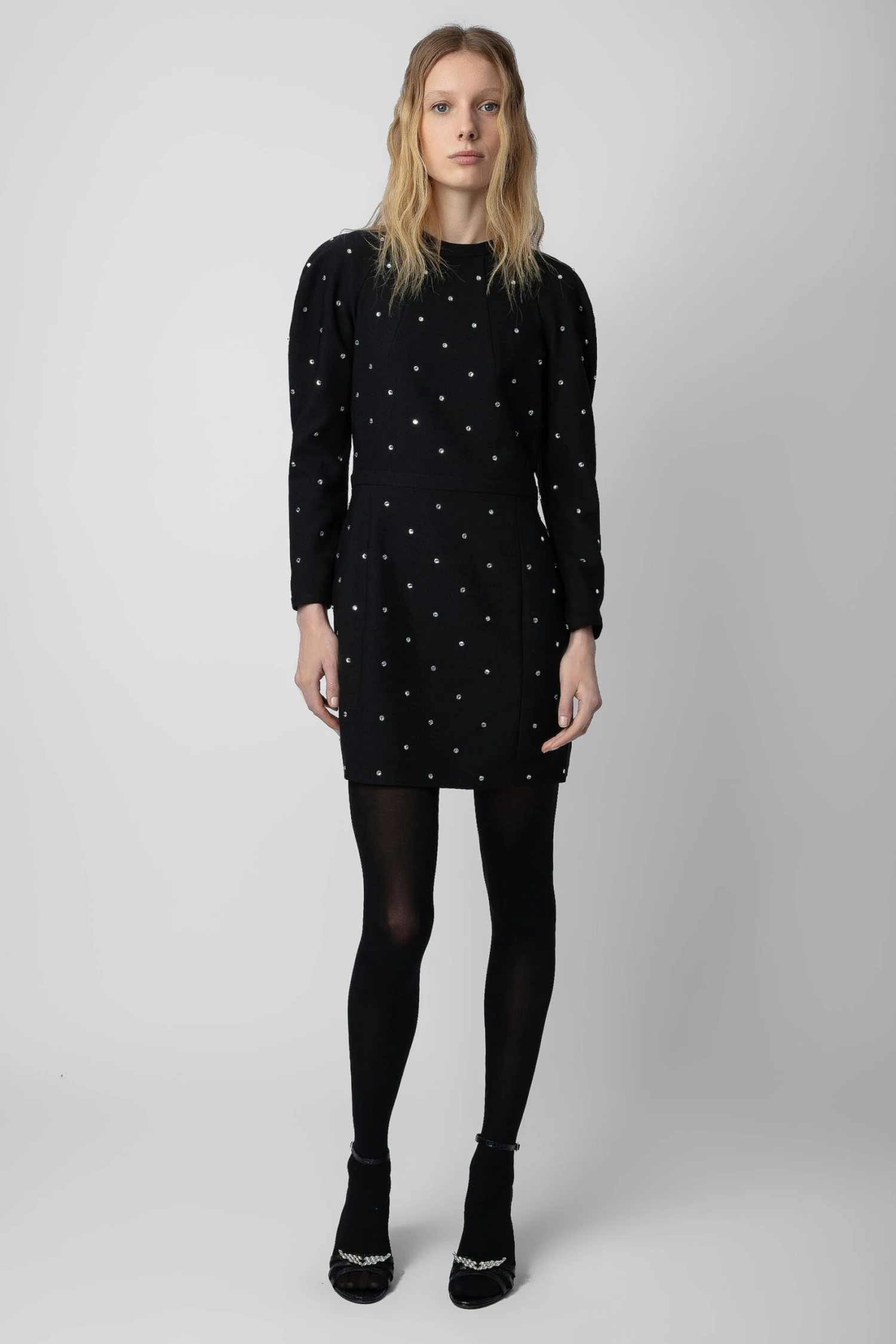 Zadig & Voltaire Racia Diamanté Dress Black 1 Zadig & Voltaire Racia Diamanté Dress Black