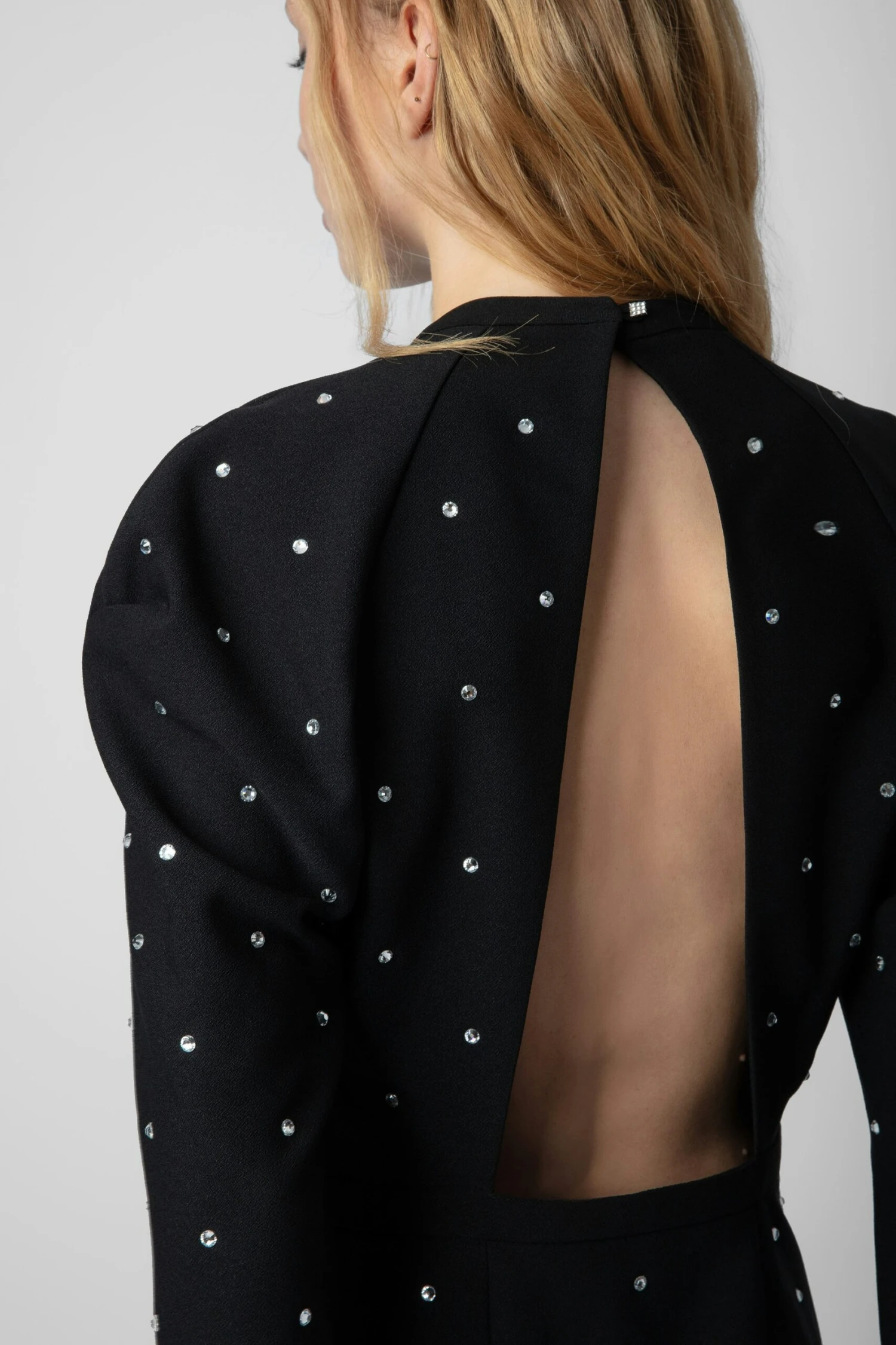 Zadig & Voltaire Racia Diamanté Dress Black 2 Zadig & Voltaire Racia Diamanté Dress Black - Image 2