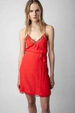 Zadig & Voltaire Ristyz Silk Jacquard Dress Japon