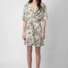 Zadig & Voltaire Rozom Silk Dress Vanille