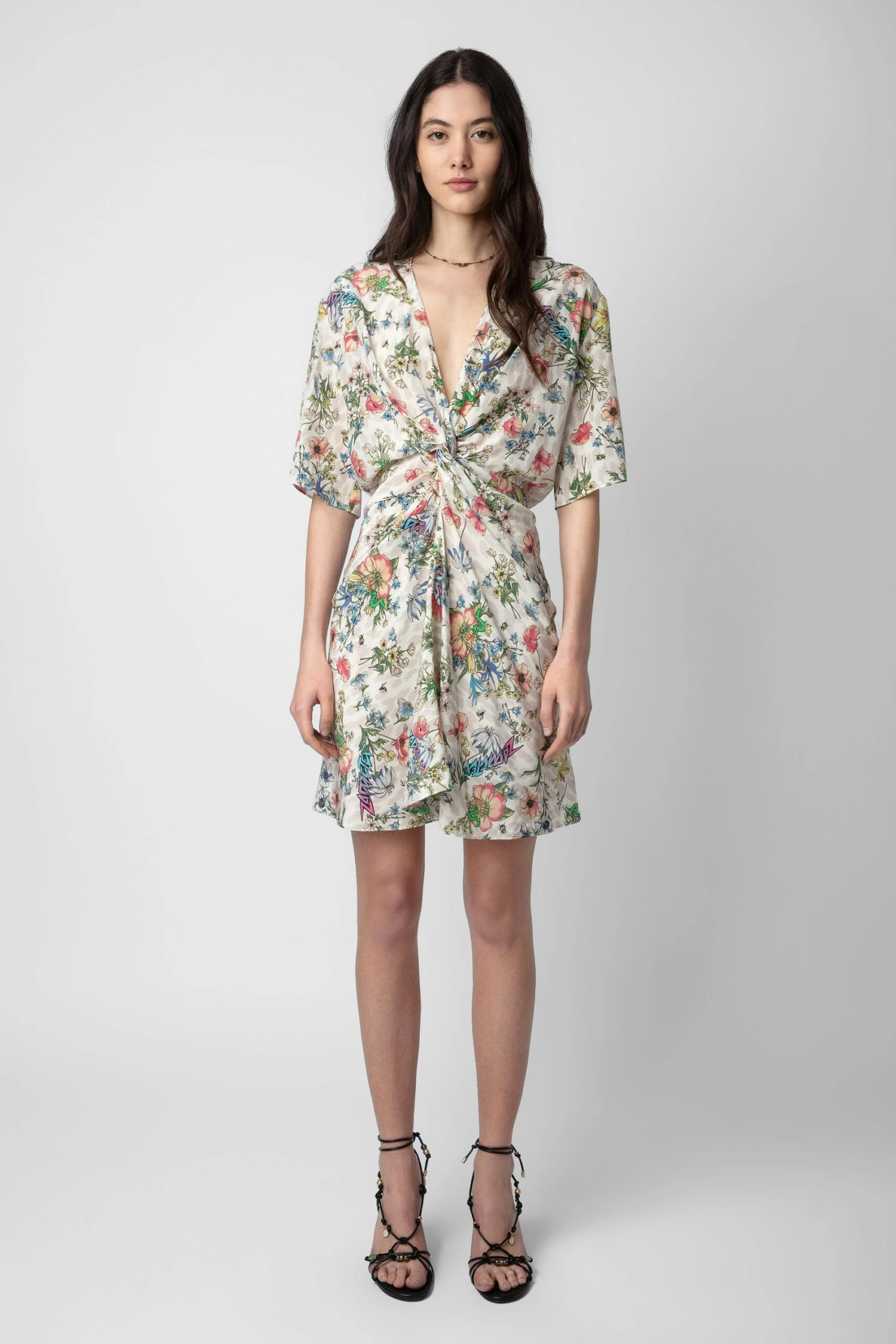 Zadig & Voltaire Rozom Silk Dress Vanille 1 Zadig & Voltaire Rozom Silk Dress Vanille