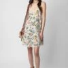 Zadig & Voltaire Ristyz Silk Dress Vanille