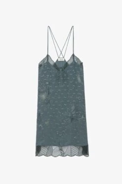 Zadig & Voltaire Calissa Silk Jacquard Dress Nori -Zadig & Voltaire Shop wwdr01332 nori