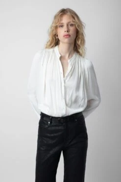 Zadig & Voltaire Tchin Satin Blouse Judo