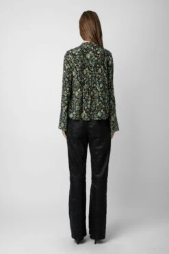 Zadig & Voltaire Taika Diamanté Silk Blouse Black -Zadig & Voltaire Shop wwsh00526 noir 5