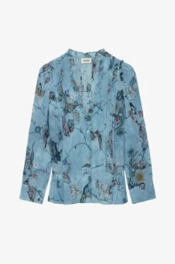 Zadig & Voltaire Talixia Diamanté Blouse Glacier -Zadig & Voltaire Shop wwsh00564 glacier